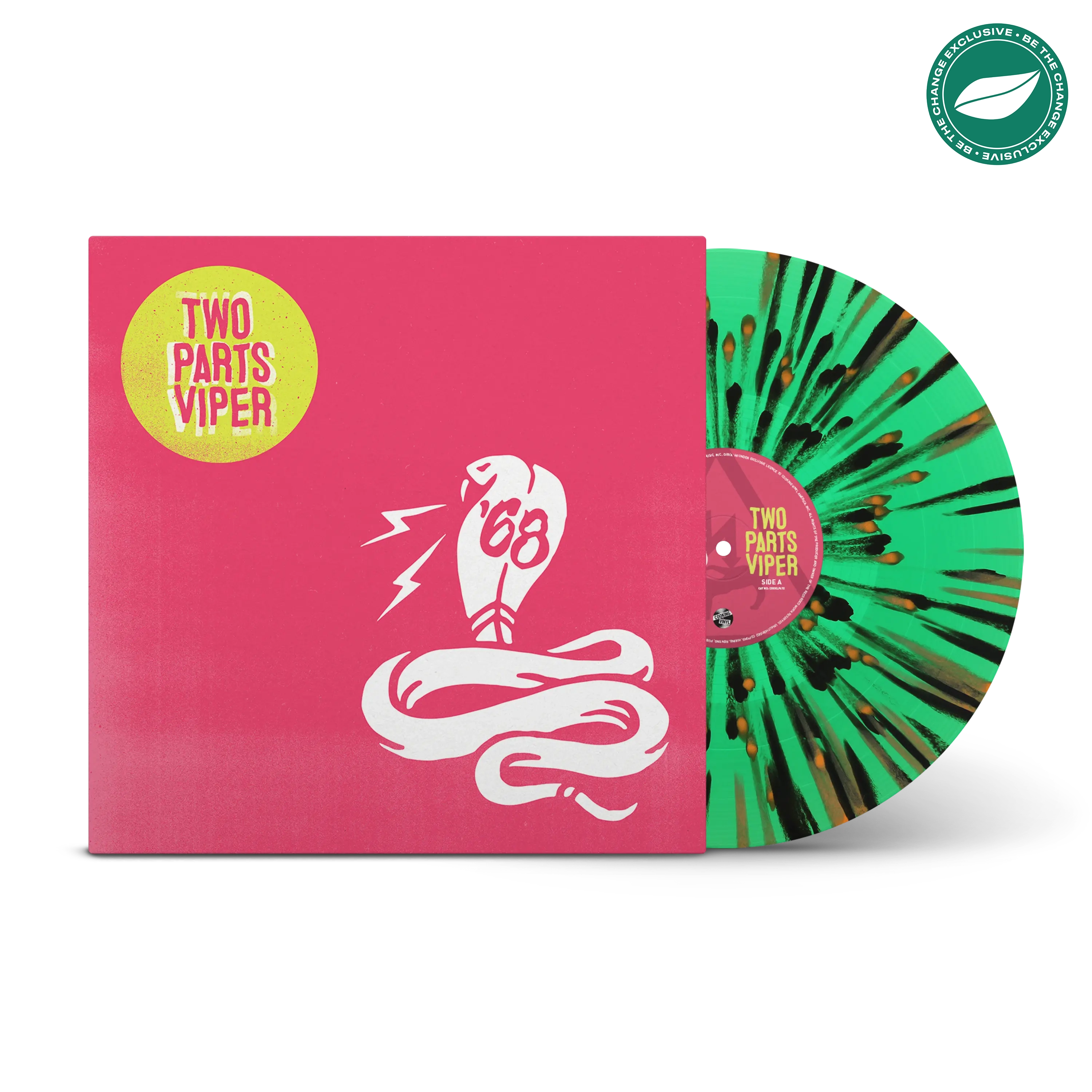 Two Parts Viper Kiwi Splatter LP – Rude Records Shop