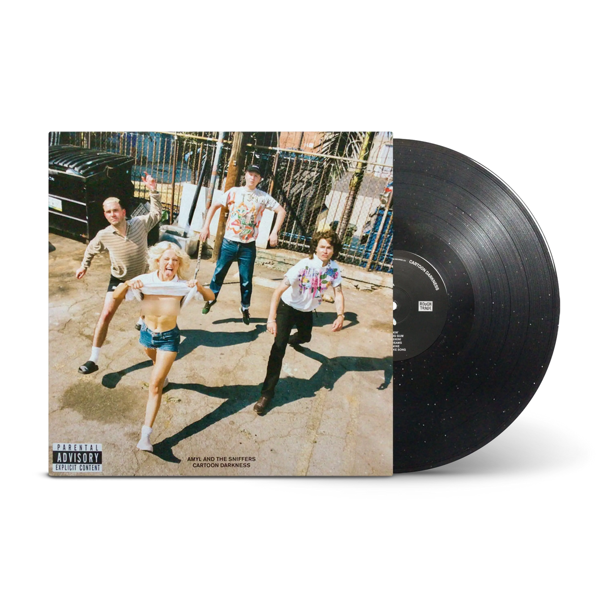 Cartoon Darkness Black Glitter LP