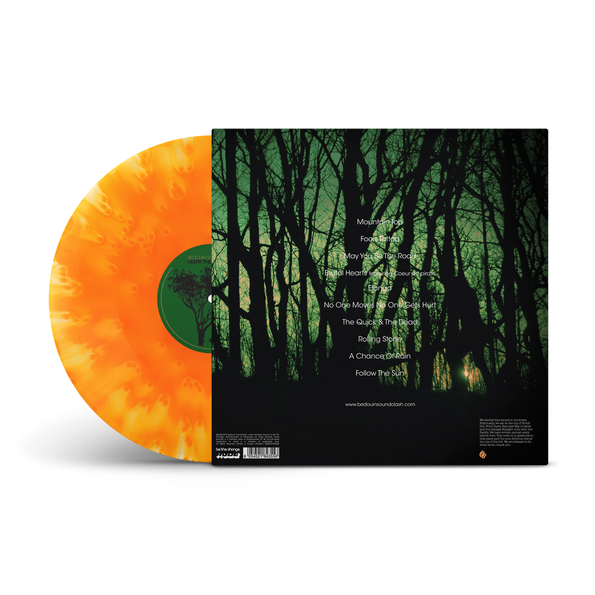Light The Horizon Clear & Orange Crush Cloudy LP