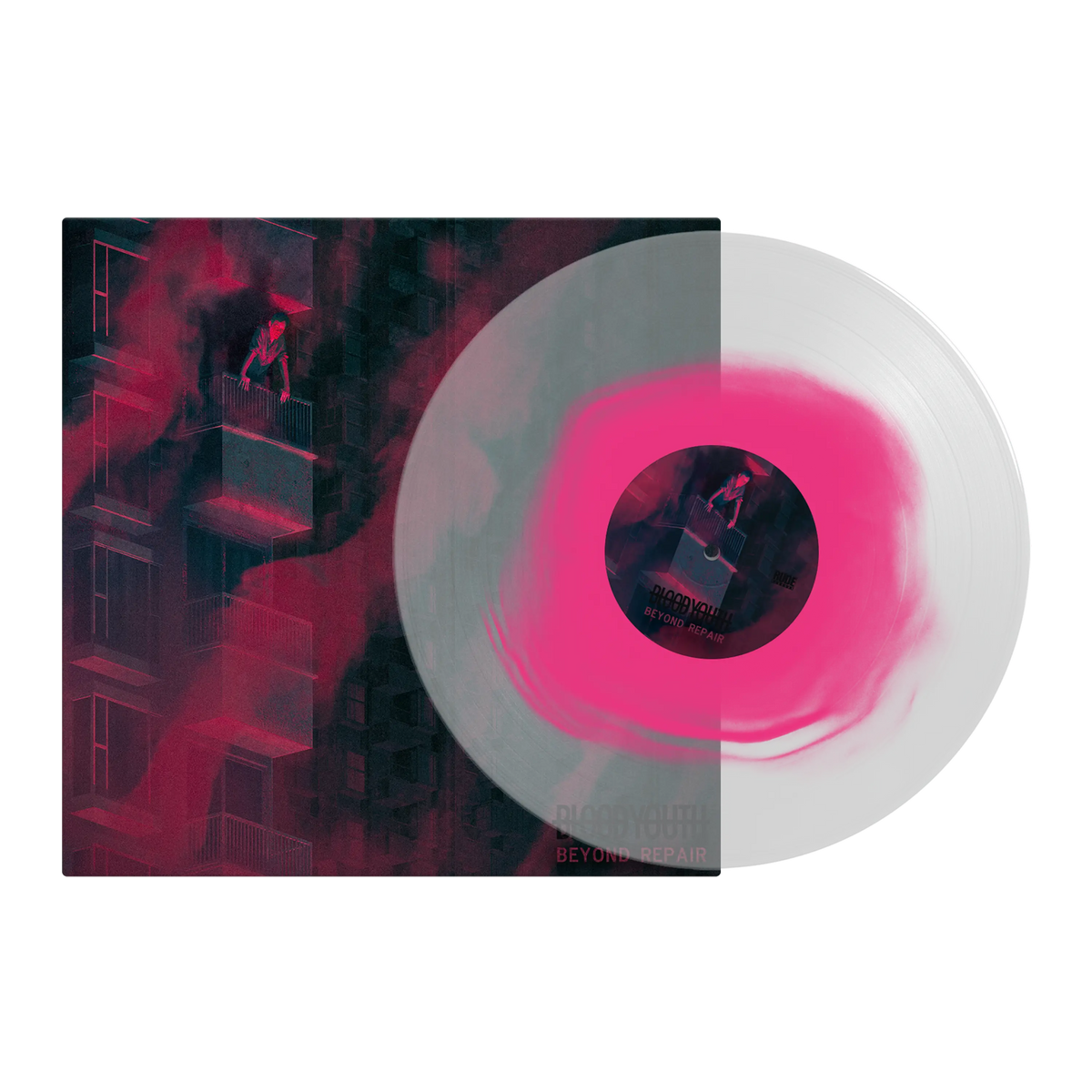 Beyond Repair Magenta in Clear LP