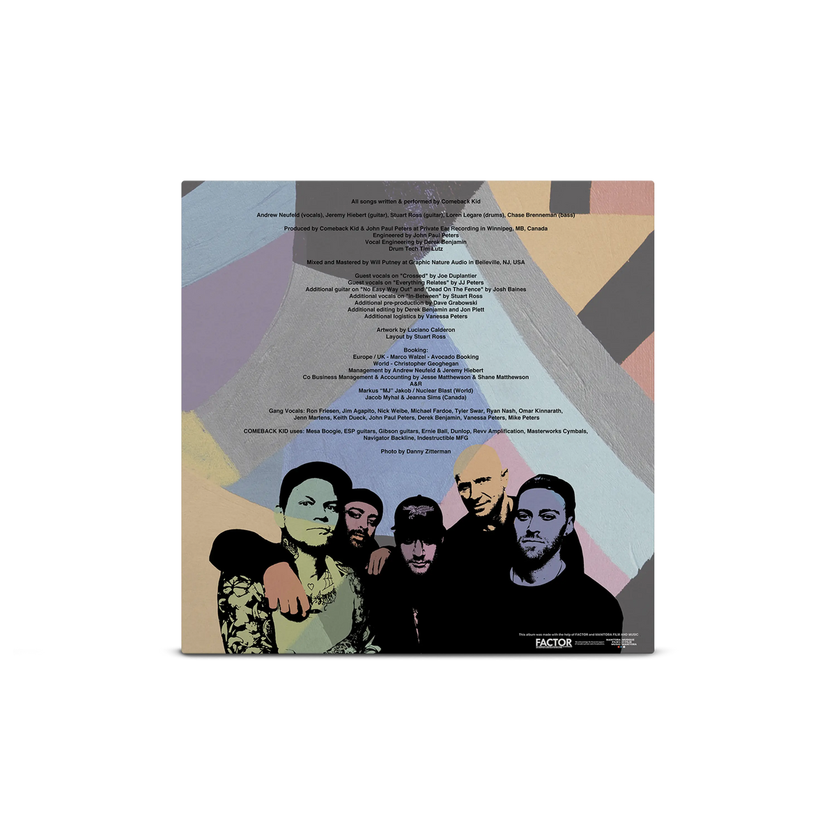 Heavy Steps Purple, Orange & Pink Tri-coloured A Side/B Side LP