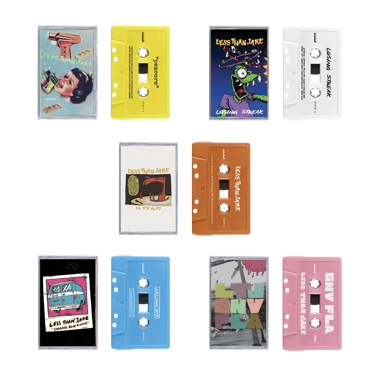 Less Than Jake Cassettes Bundle (Forever Versions)