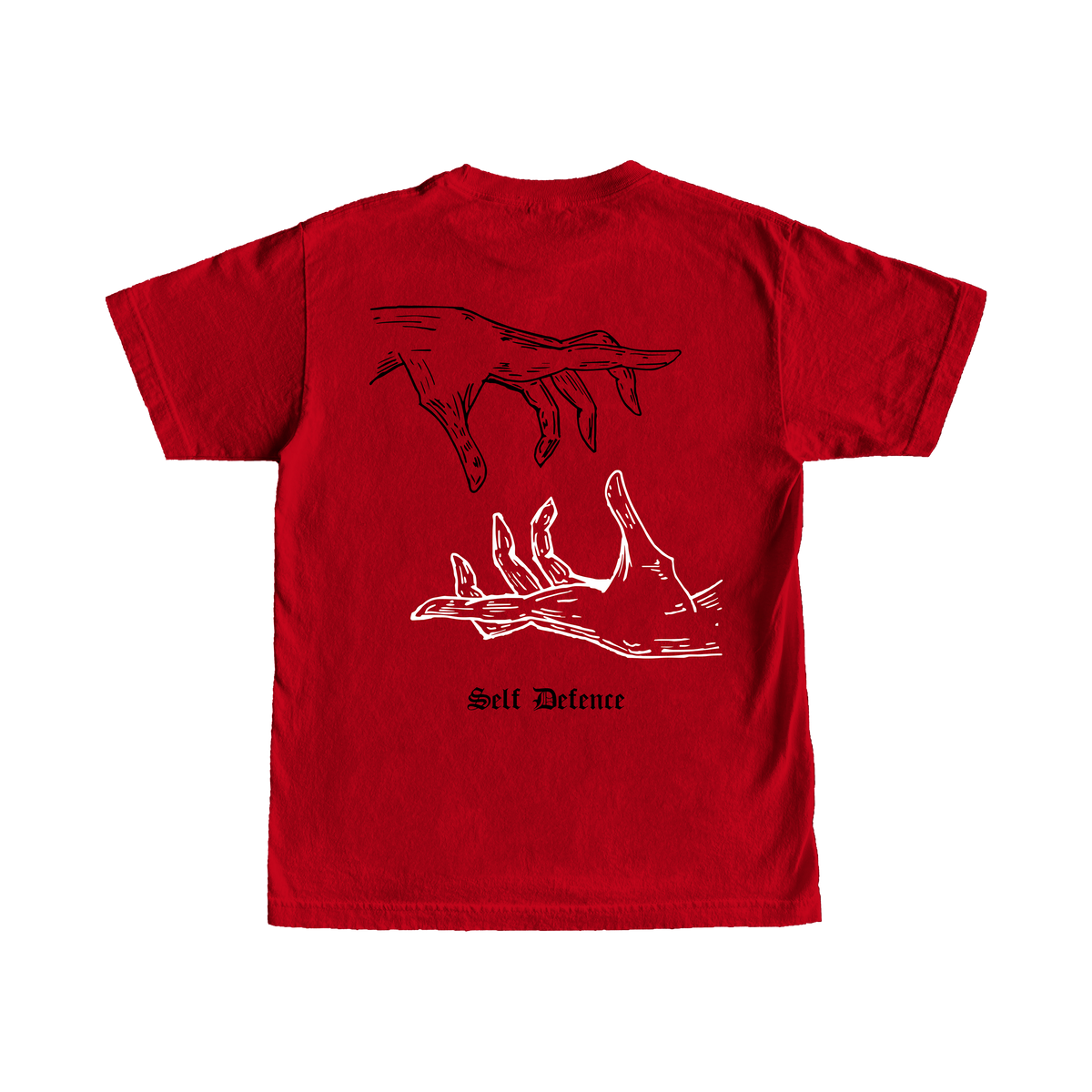 SELF DEFENCE Red T-Shirt