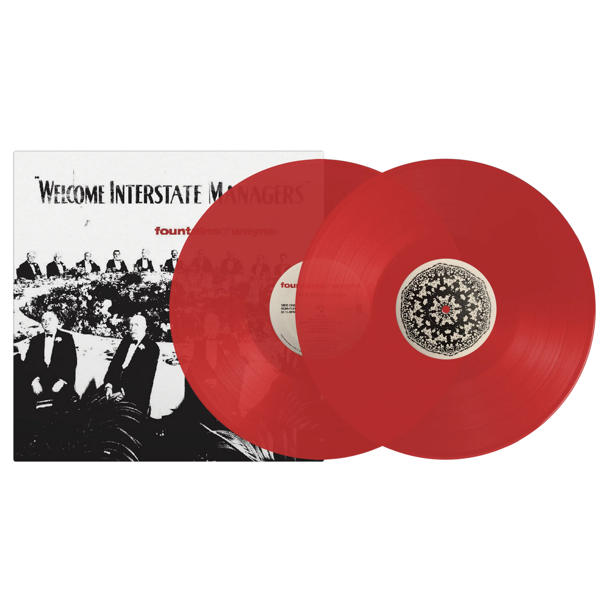 Welcome Interstate Managers Double Transparent Red Vinyl LP