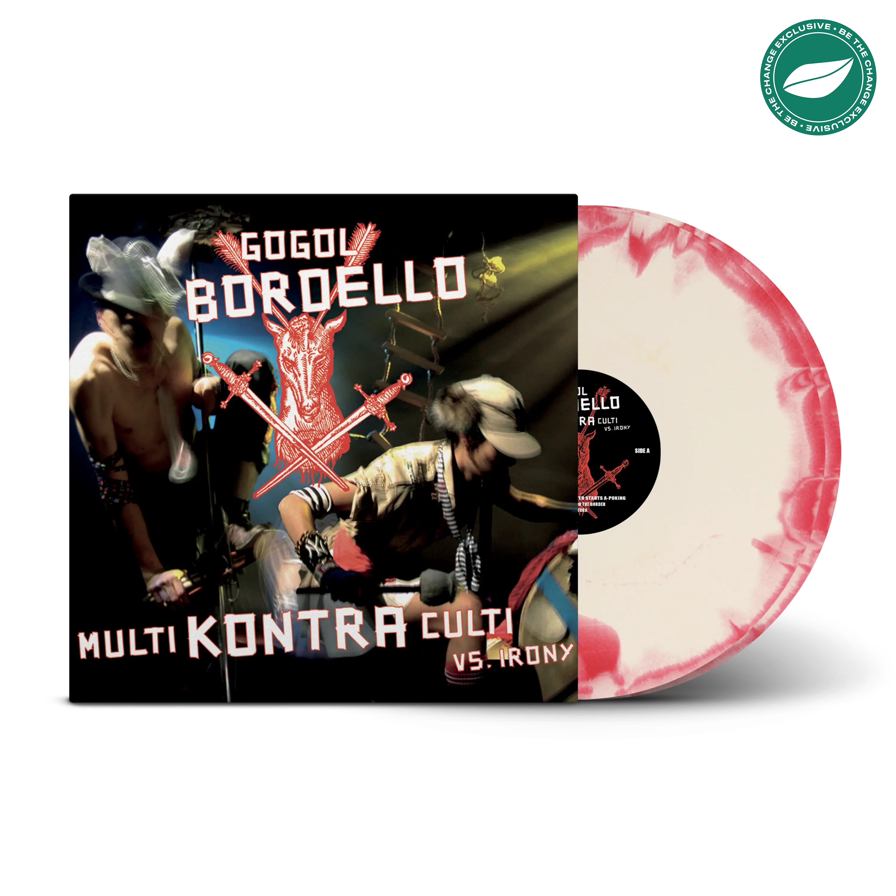 洋楽 Gogol Bordello Multi Kontra Culti 2LP Multi Kontra Culti vs. Irony Red & White A Side / B Side Double LP