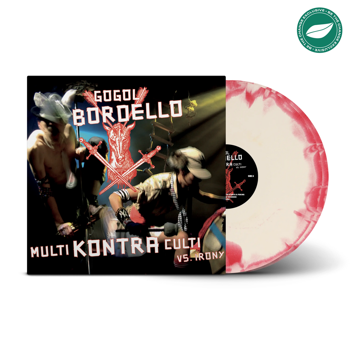 Multi Kontra Culti vs. Irony Red & White A Side / B Side Double LP