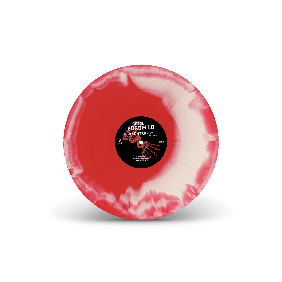 Multi Kontra Culti vs. Irony Red & White A Side / B Side Double LP