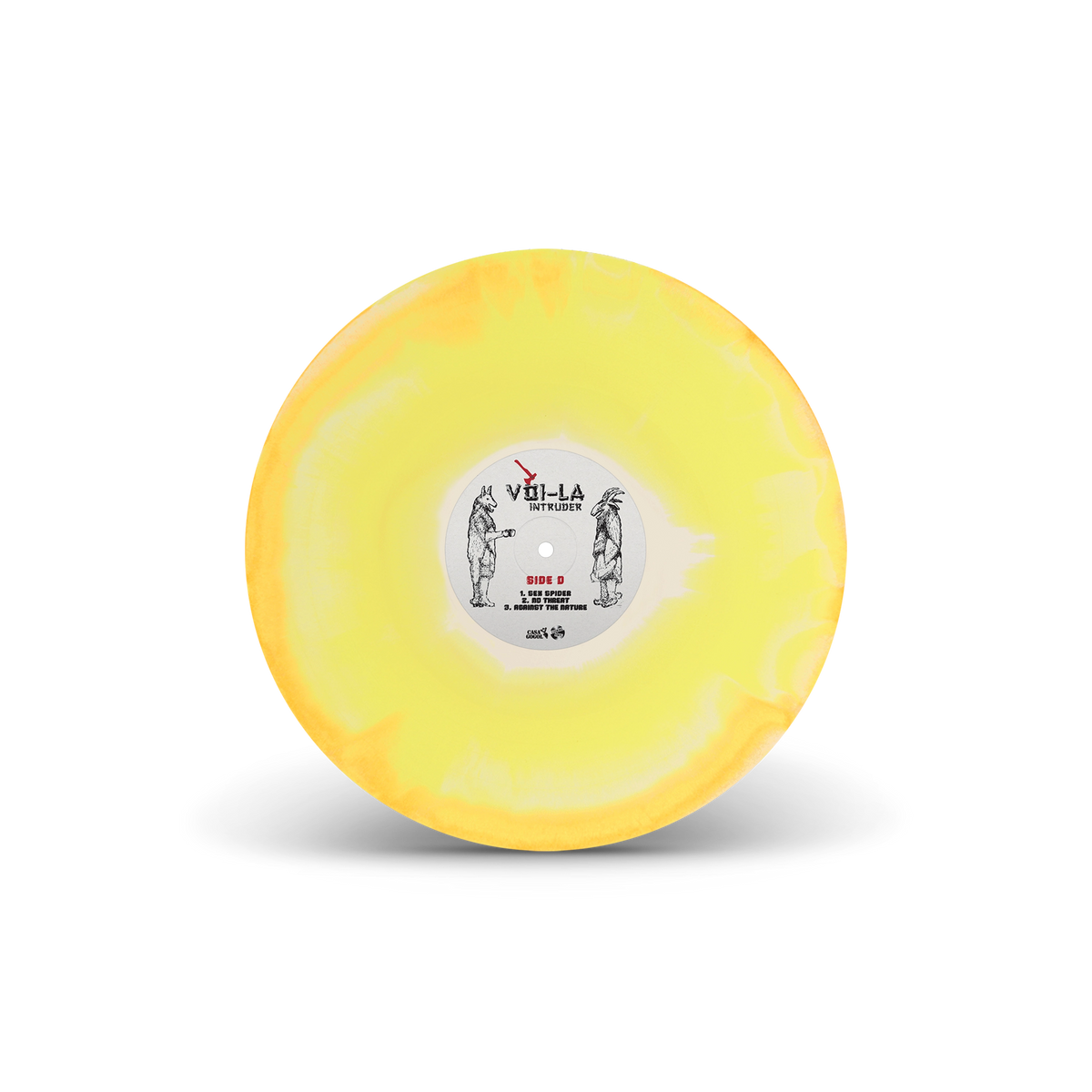 Voi-La Intruder Bone, Sunshine & Neon Orange Tri-Coloured A/B Side Double LP