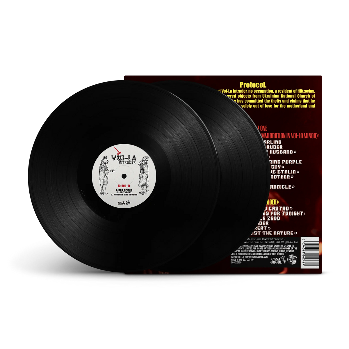 Voi-La Intruder Black Double LP