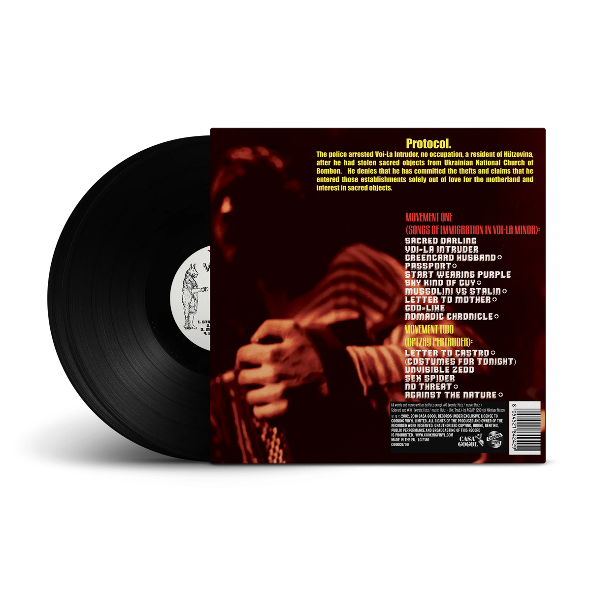 Voi-La Intruder Black Double LP