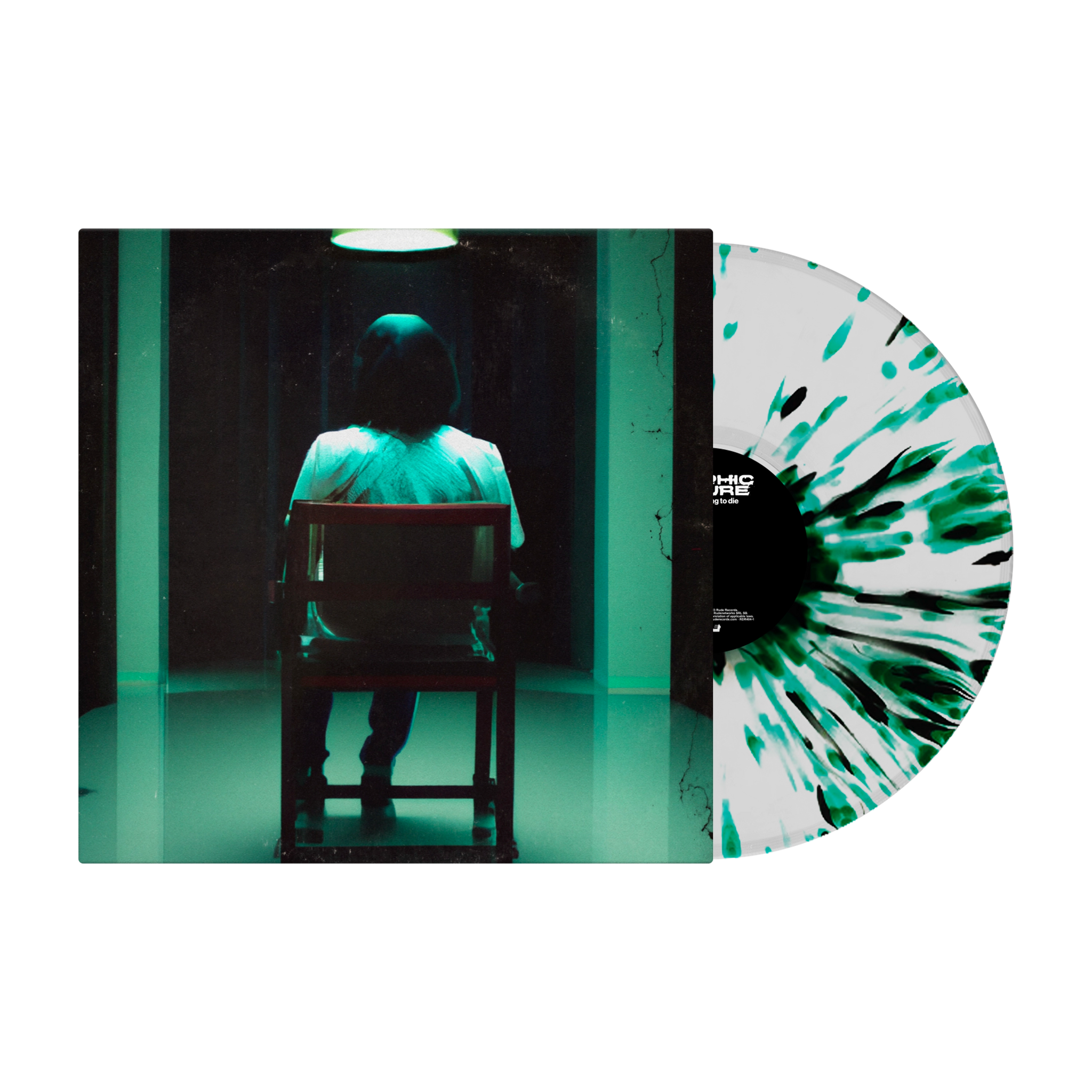 A Mind Waiting To Die Transparent w/ Black & Green Splatter Vinyl LP