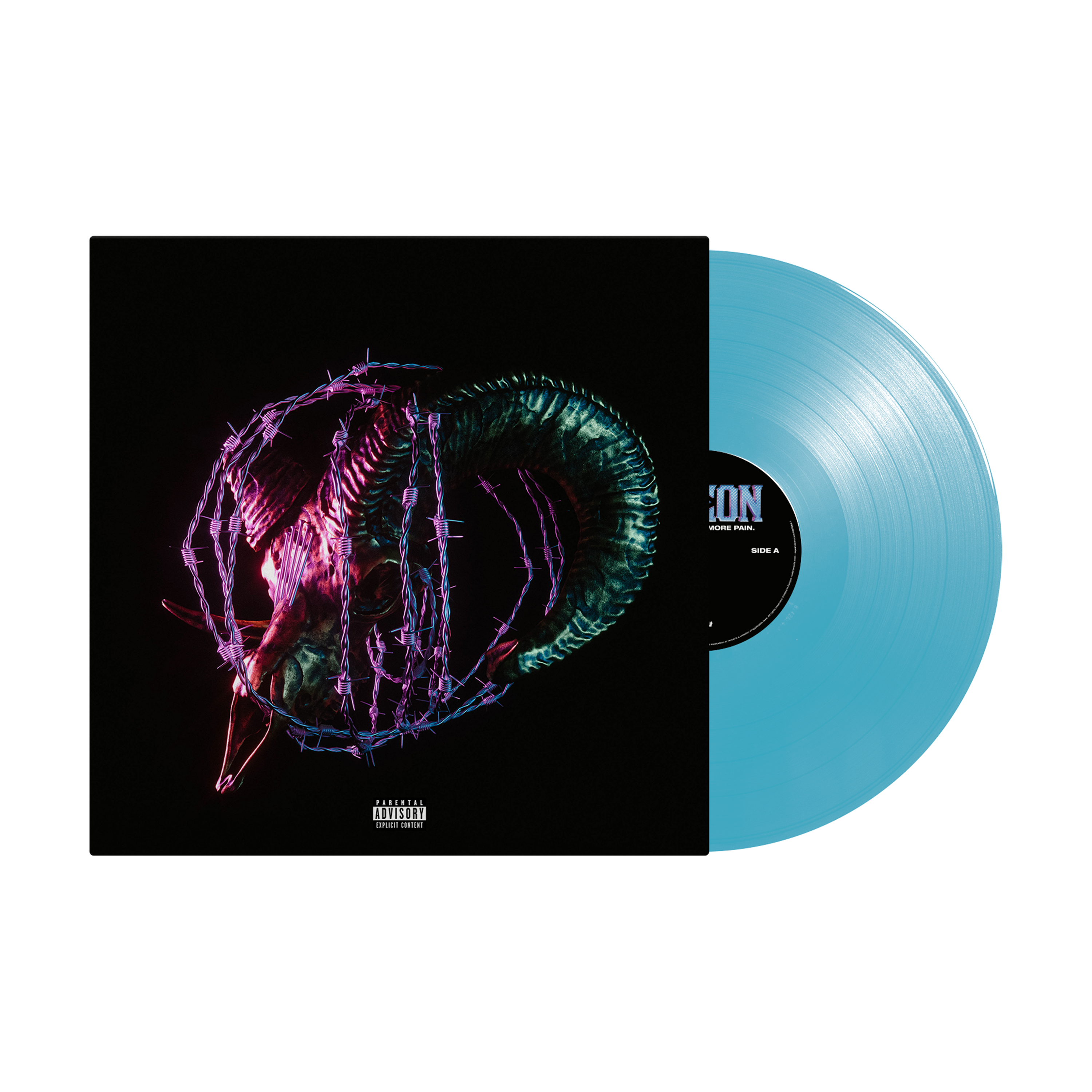 MORE POWER. MORE PAIN. Turquoise LP – Rude Records Shop