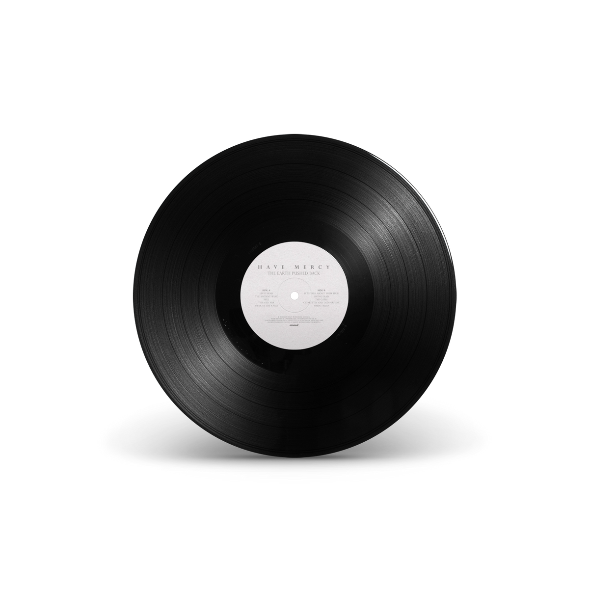 The Earth Pushed Back Black LP
