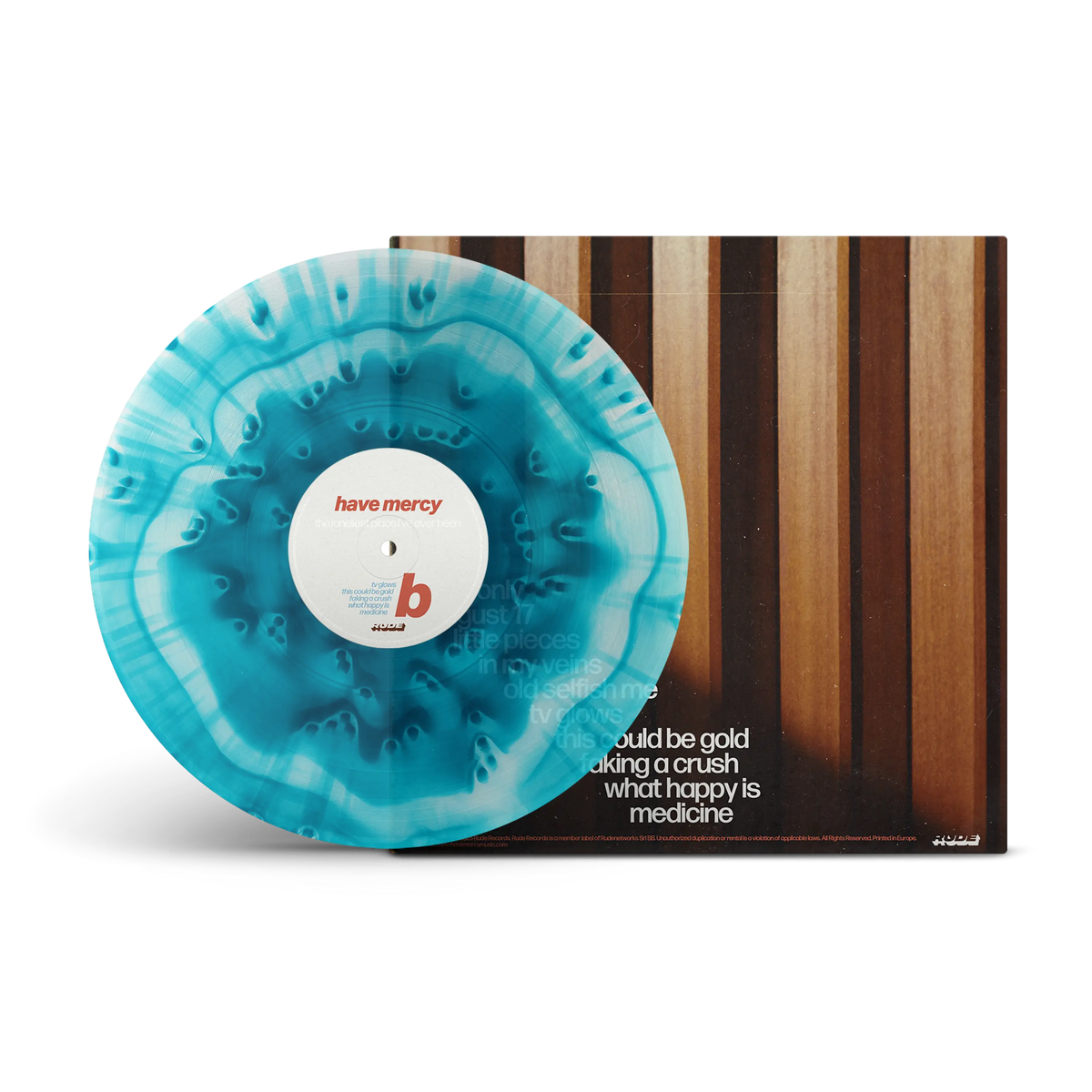 the loneliest place i've ever been Ultra Clear & Sea Blue Cloudy LP