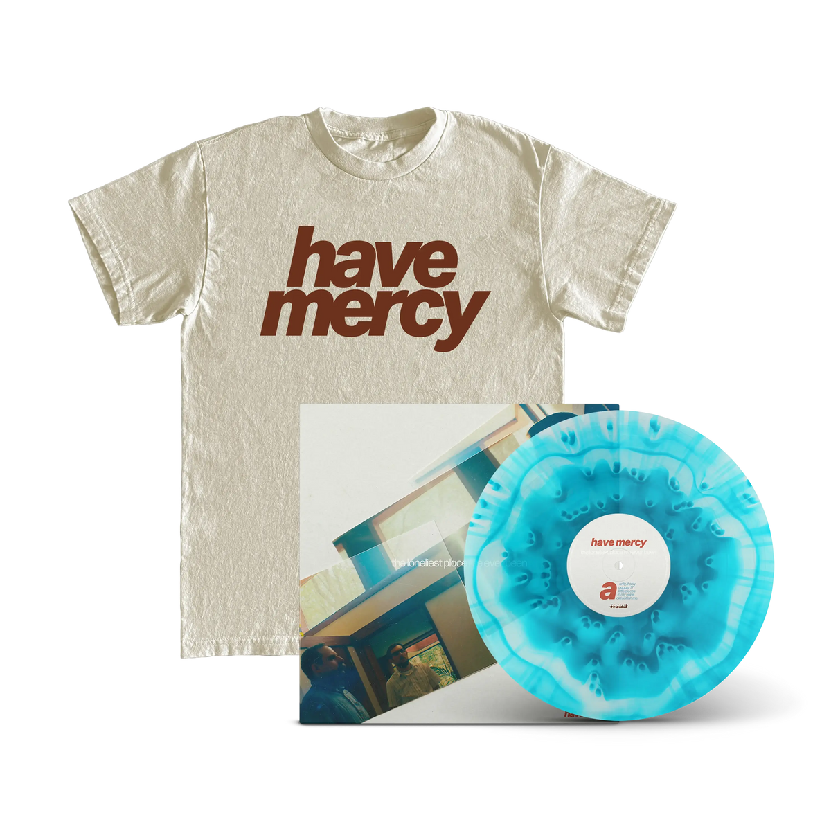 the loneliest place i've ever been Vinyl + Tee Bundle