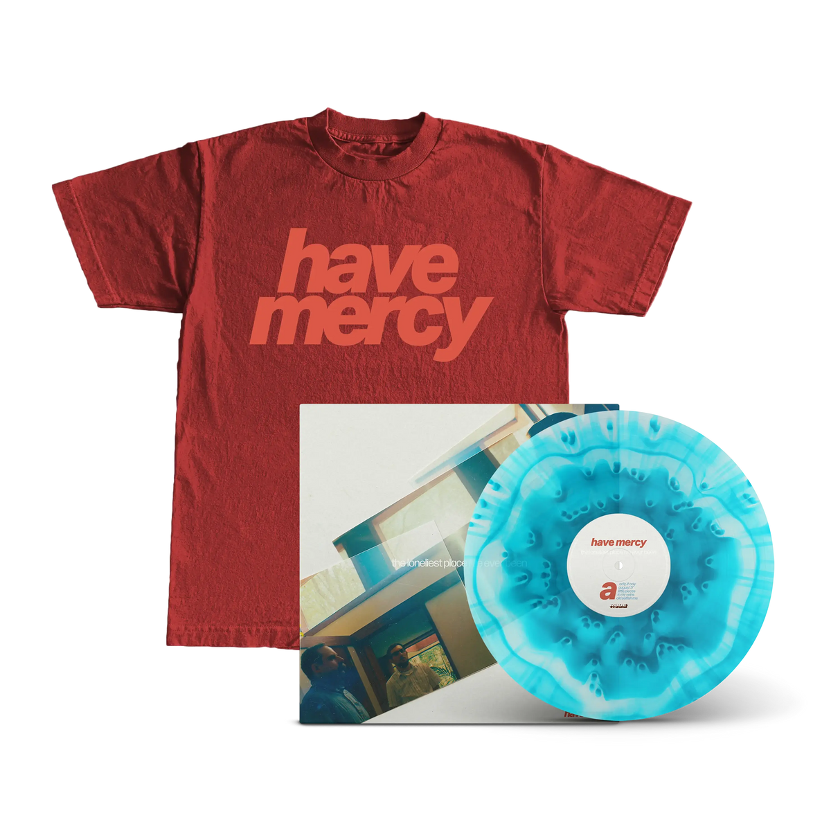 the loneliest place i've ever been Vinyl + Tee Bundle