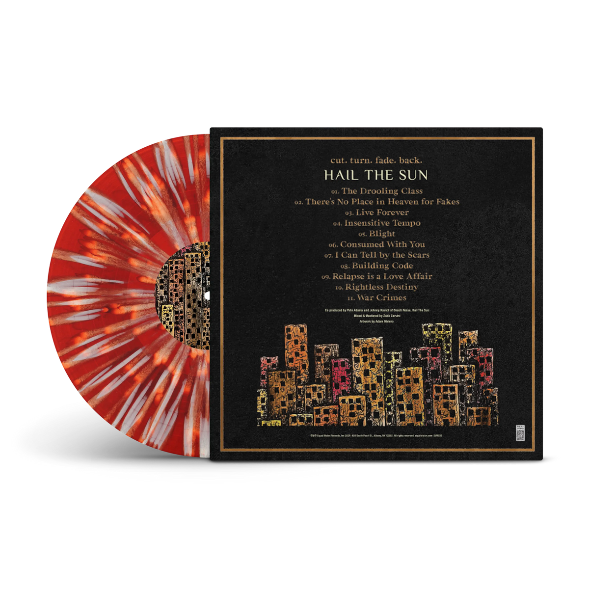 cut. turn. fade. back Red, Black, Dahlia Insomnia LP