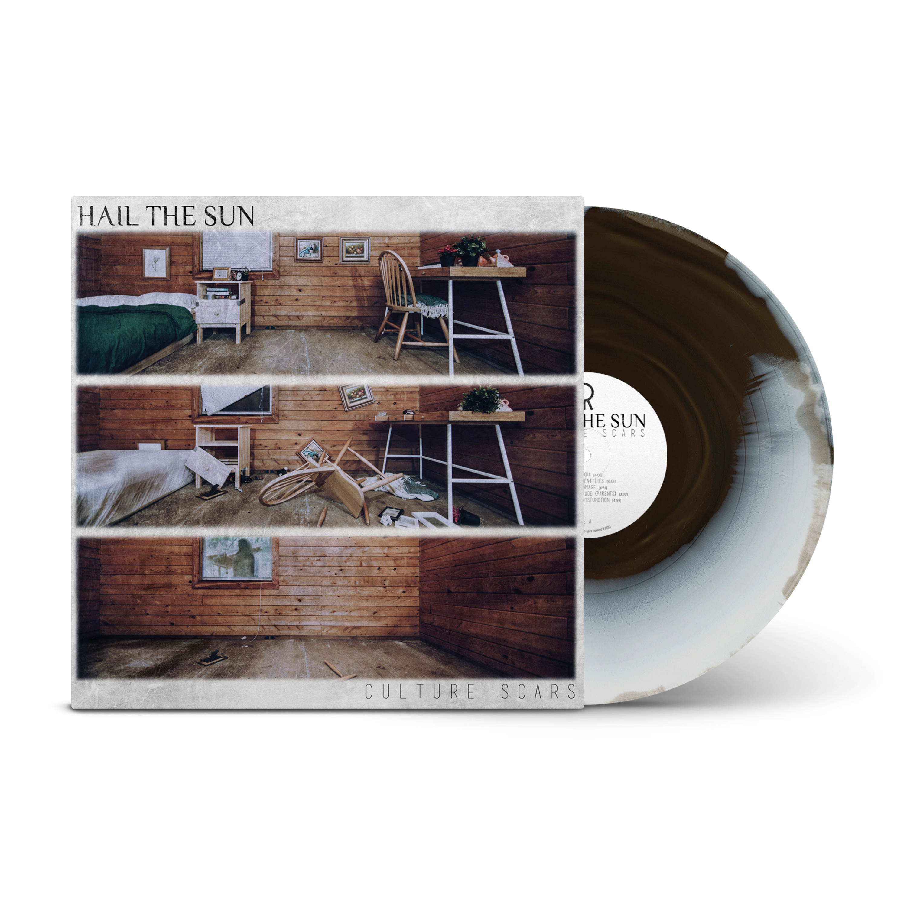 Culture Scars Black Ice & White A/B Side LP – Rude Records Shop