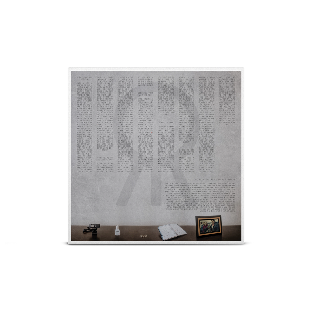 Culture Scars Black Ice & White A/B Side LP