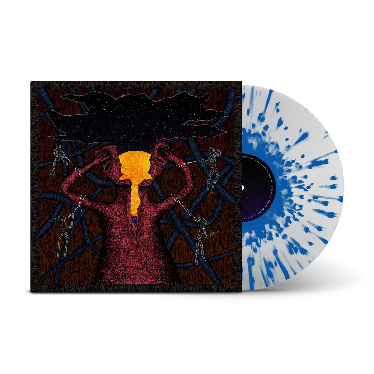Divine Inner Tension Clear with Blue Splatter LP