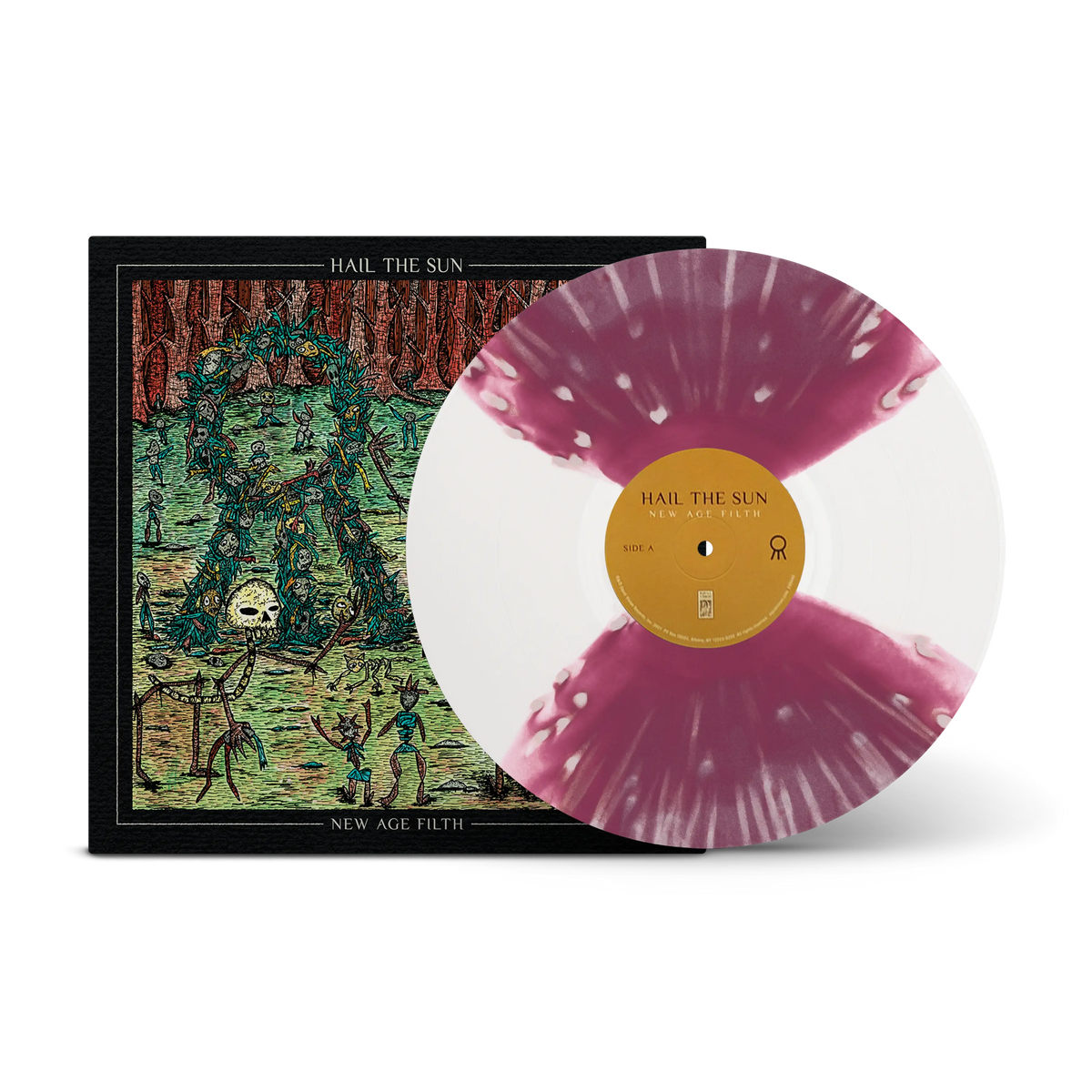 New Age Filth Burgundy & White Butterfly LP