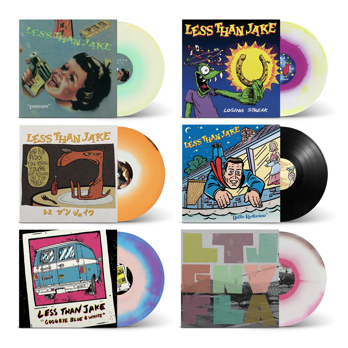 Less Than Jake Complete Vinyl Bundle (Forever Versions)