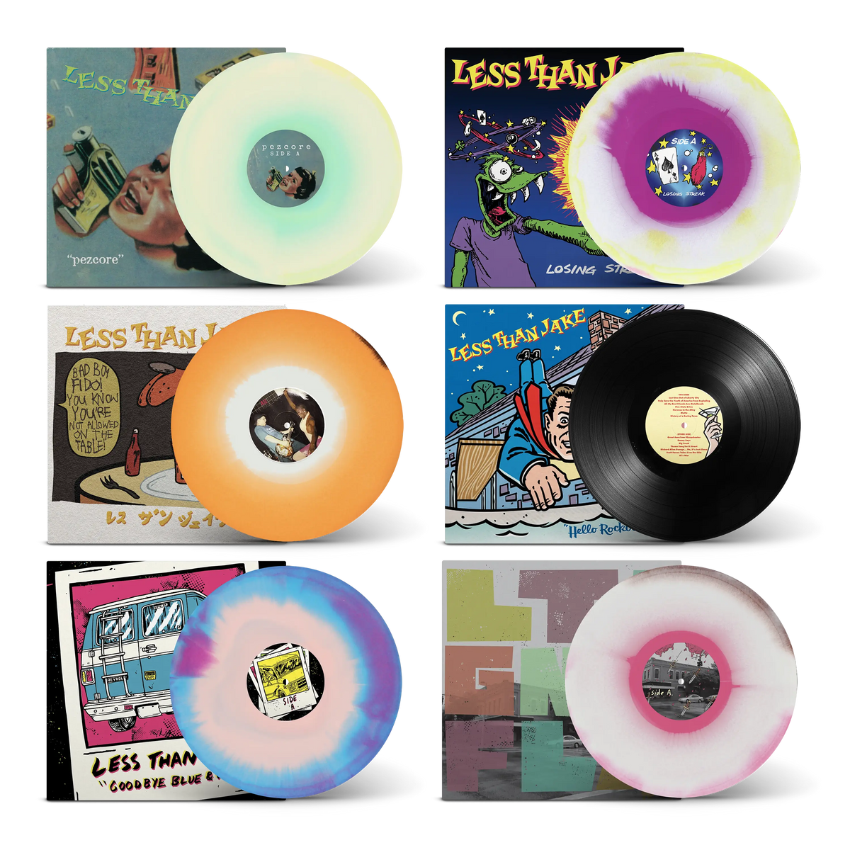 Less Than Jake Complete Vinyl Bundle (Forever Versions)