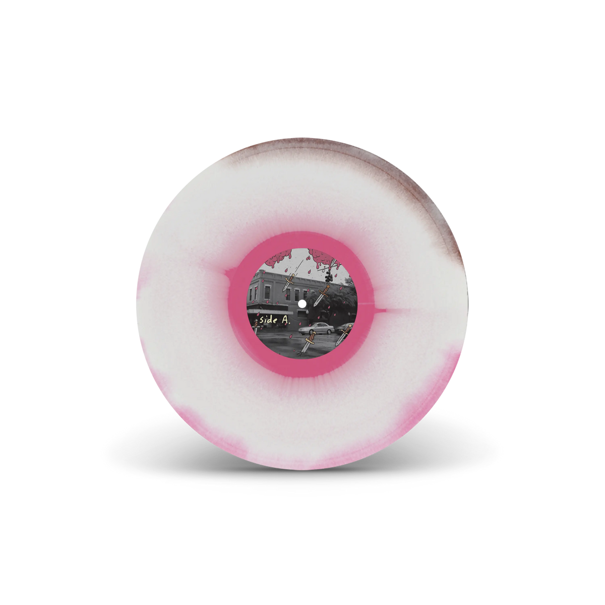 GNV FLA Hot Pink, White & Brown Tri-Coloured A/B Side LP (Forever Version)