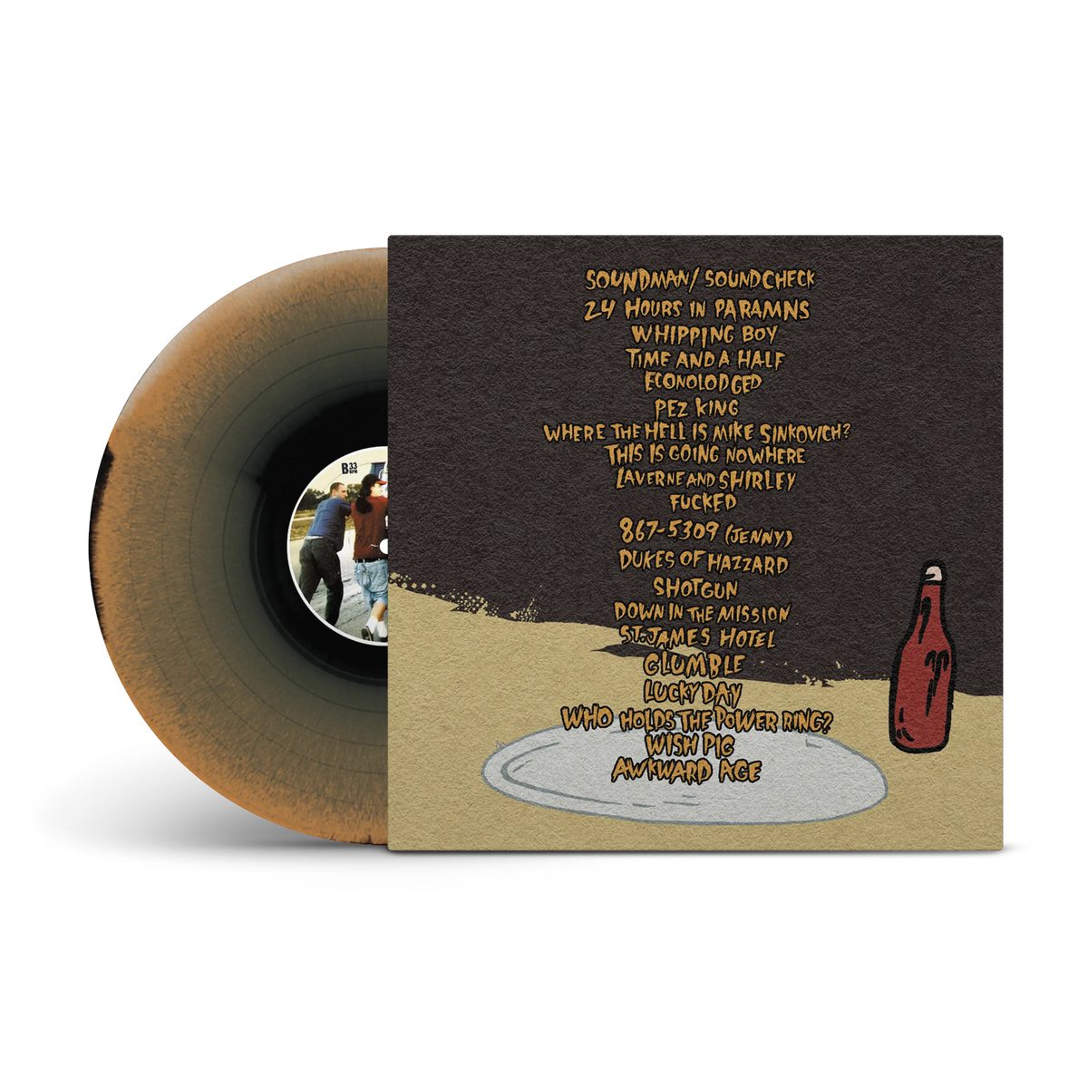 Losers, Kings, And Things We Don't Understand White, Orange & Black Tri-Coloured A/B Side LP (Forever Version)