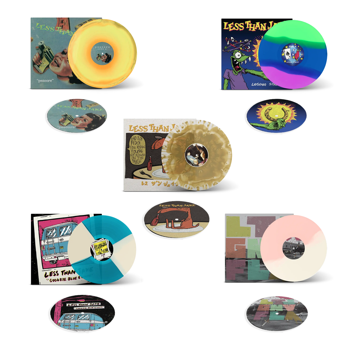 Less Than Jake Vinyl Bundle w/ Exclusive Slipmat