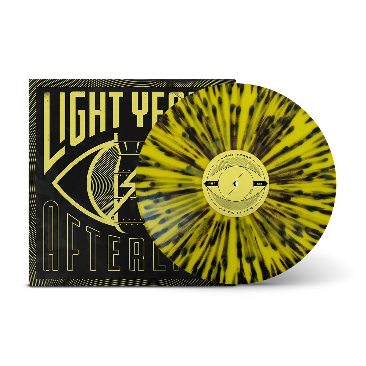Afterlife Yellow with Black Splatter LP