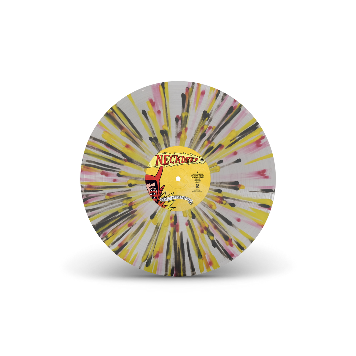 Life's Not Out To Get You (10 Years Anniversary) Clear with Yellow, Red & Black Splatter LP