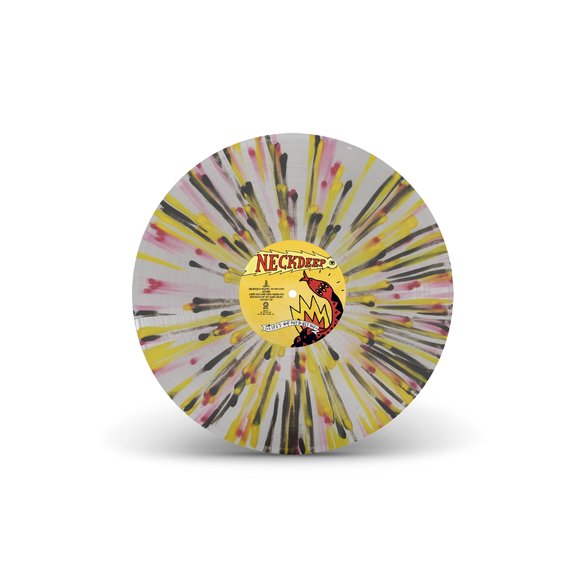 Life's Not Out To Get You (10 Years Anniversary) Clear with Yellow, Red & Black Splatter LP