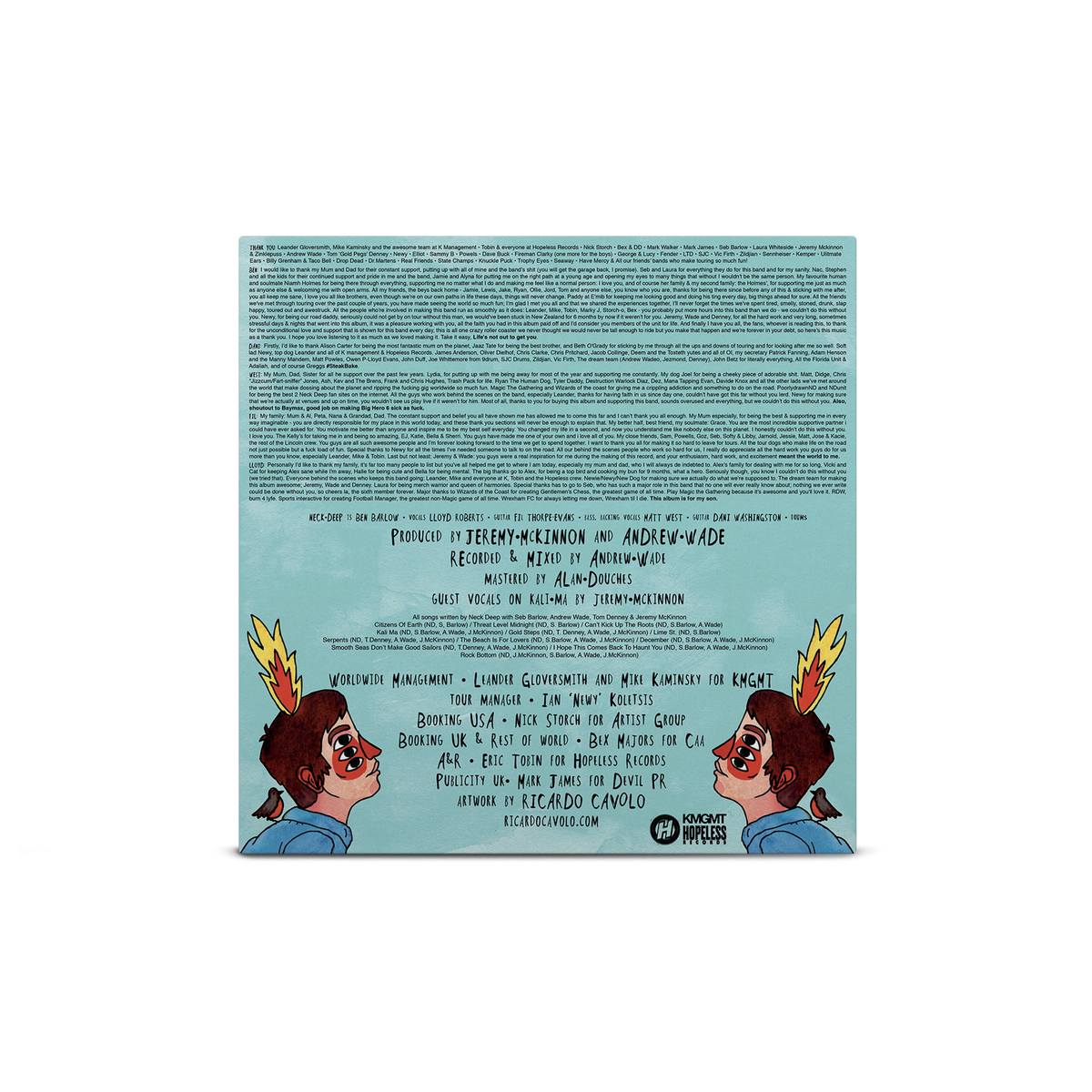 Life's Not Out To Get You (10 Years Anniversary) Clear with Yellow, Red & Black Splatter LP
