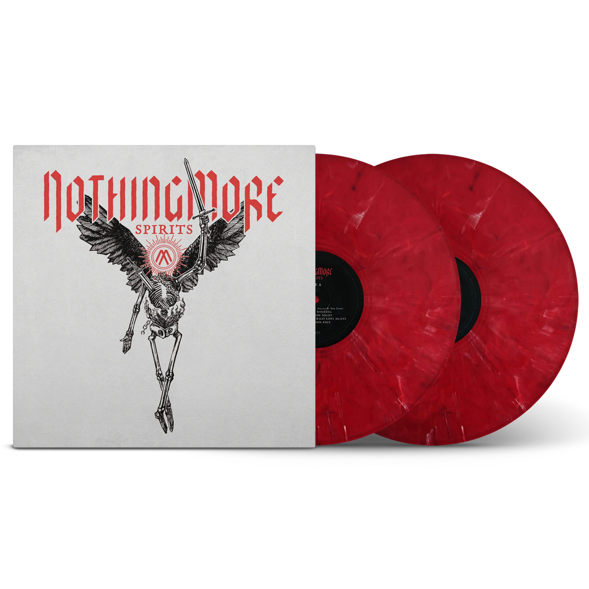 Spirits White w/ Red Swirl Double LP