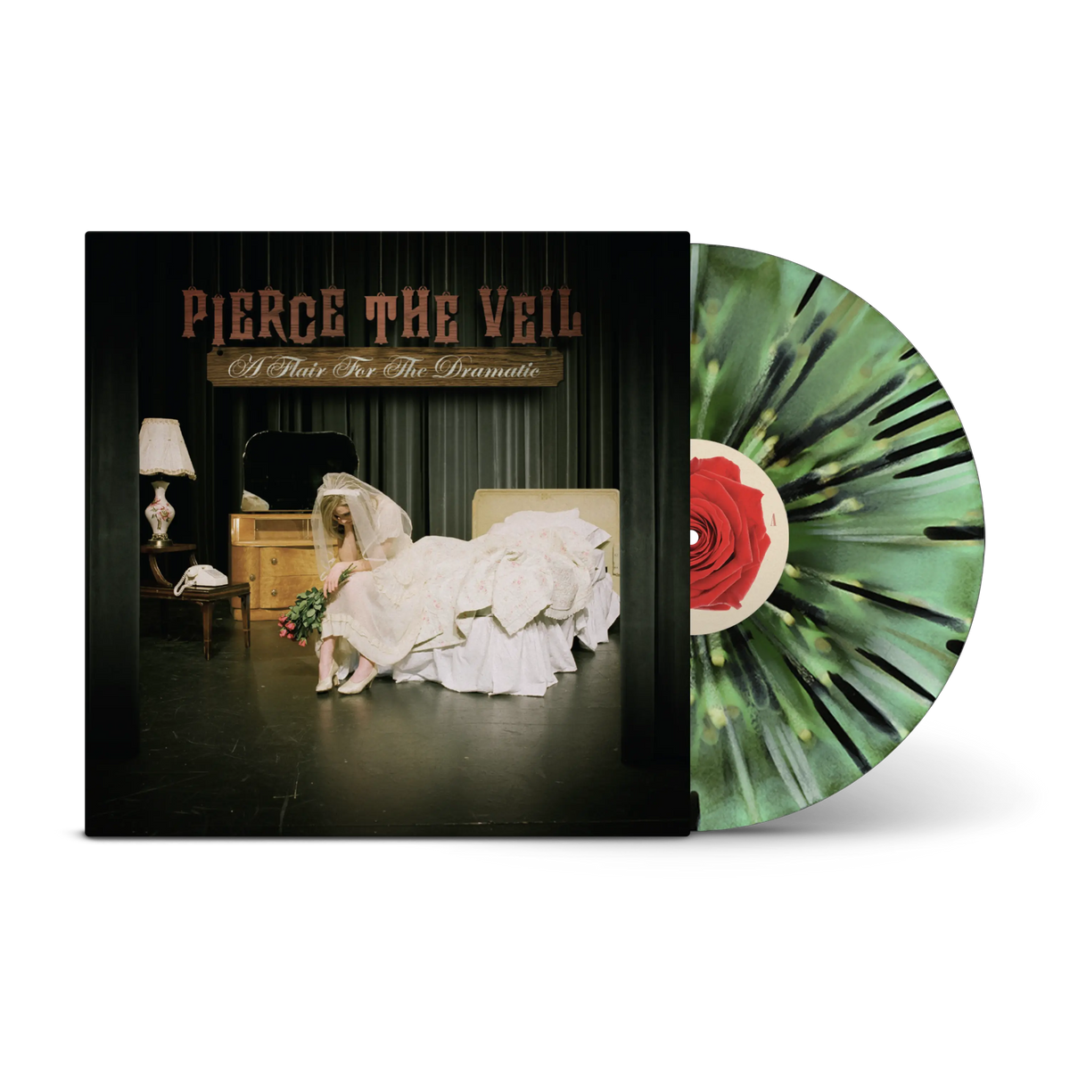 A Flair For The Dramatic Swamp, Olive, Opaque Green Tri-Coloured LP