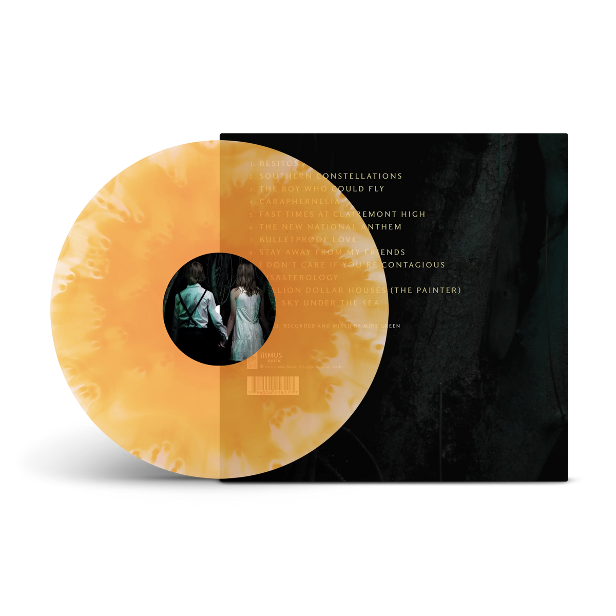 Selfish Machines Ultra Clear & Neon Orange Cloudy LP