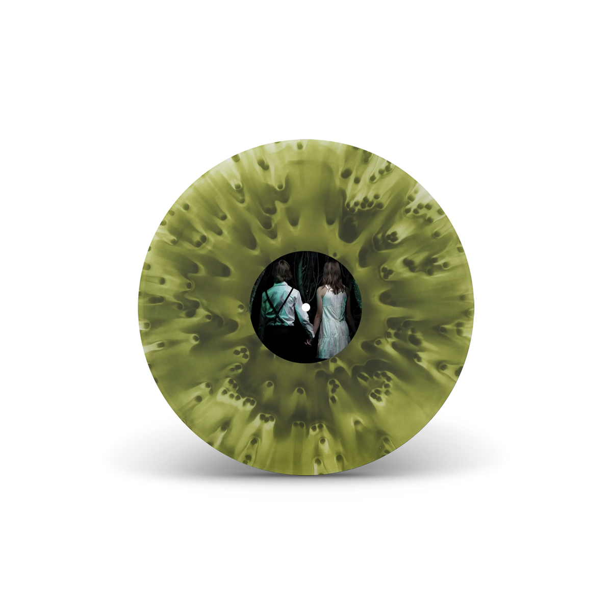 Selfish Machines Transparent & Swamp Green Cloudy LP