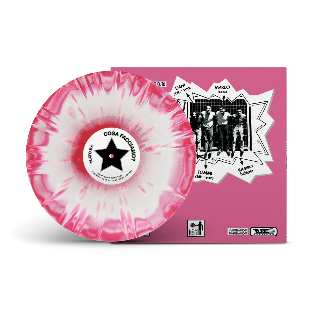 Cosa Facciamo? (Vinile Tri-Color Rosa, Magenta & Bianco)