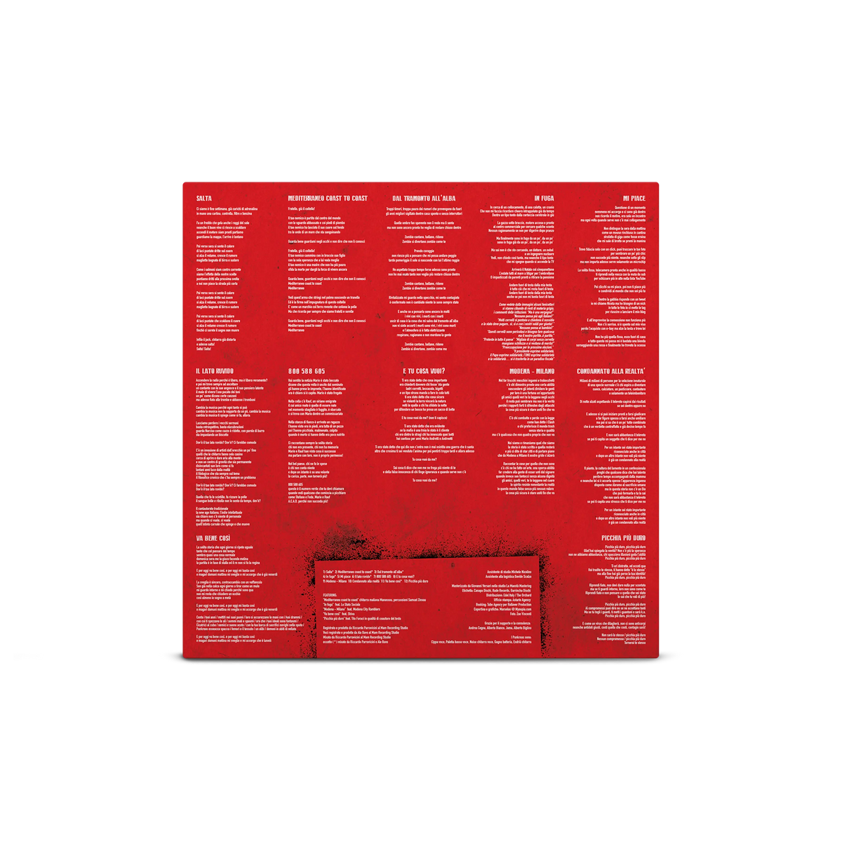 Il Lato Ruvido (Vinile Splatter Rosso Trasparente & Nero)