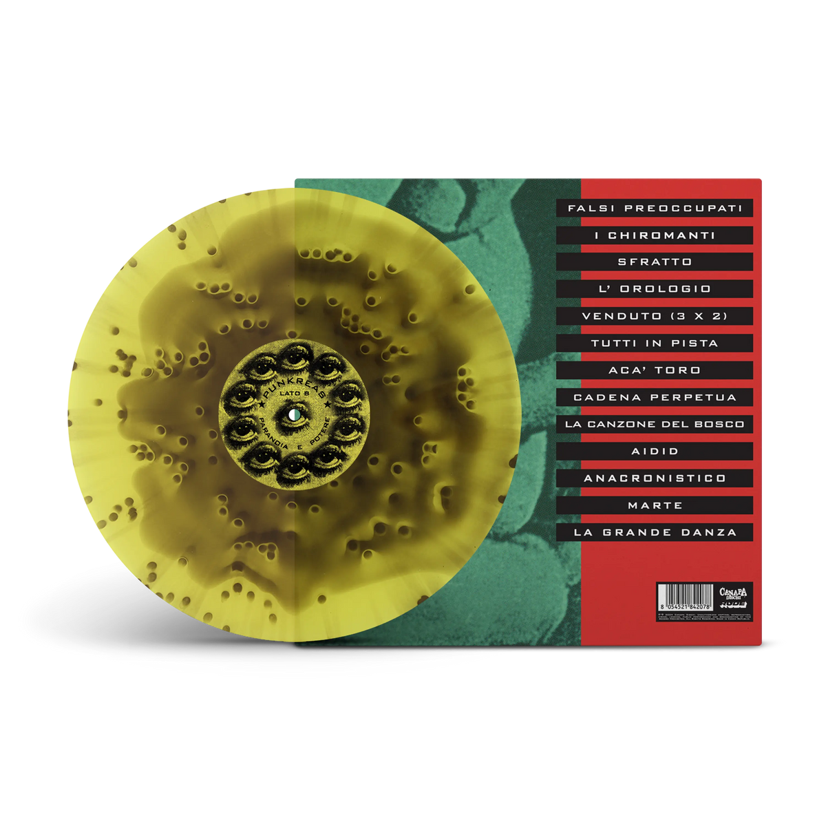 Paranoia E Potere Vinile Giallo e Nero A/B Side