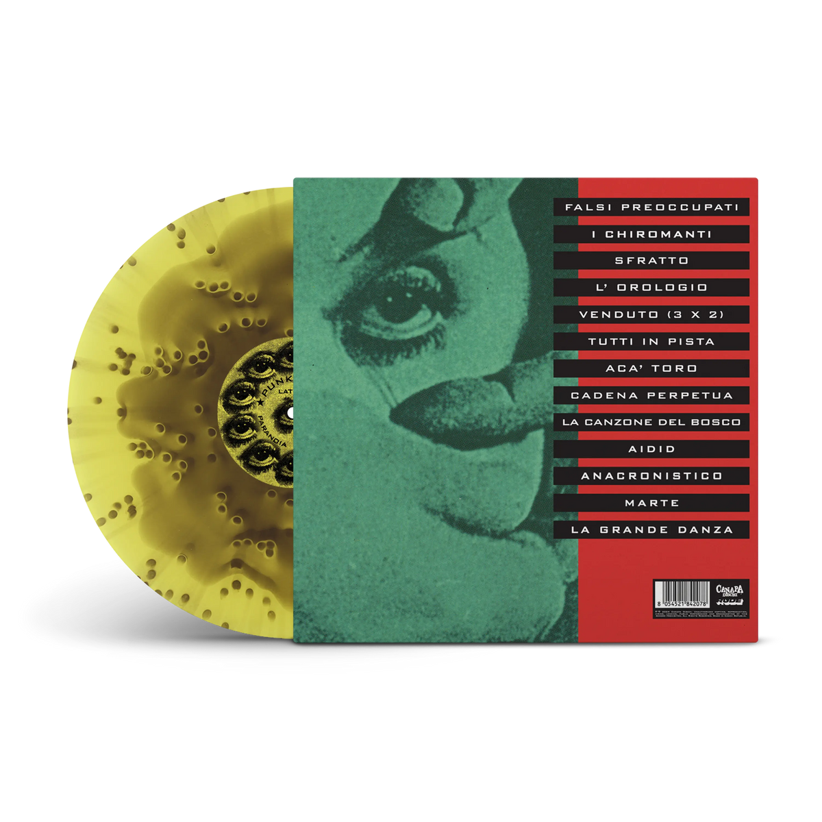 Paranoia E Potere Vinile Giallo e Nero A/B Side