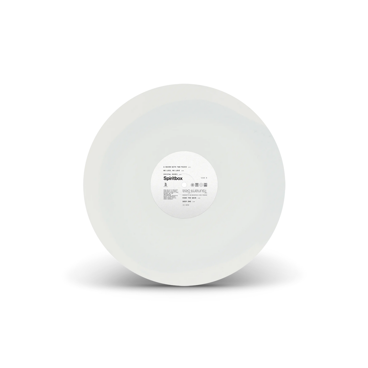 Tsunami Sea Black & Solid White Color in Color with Alternate Artwork LP
