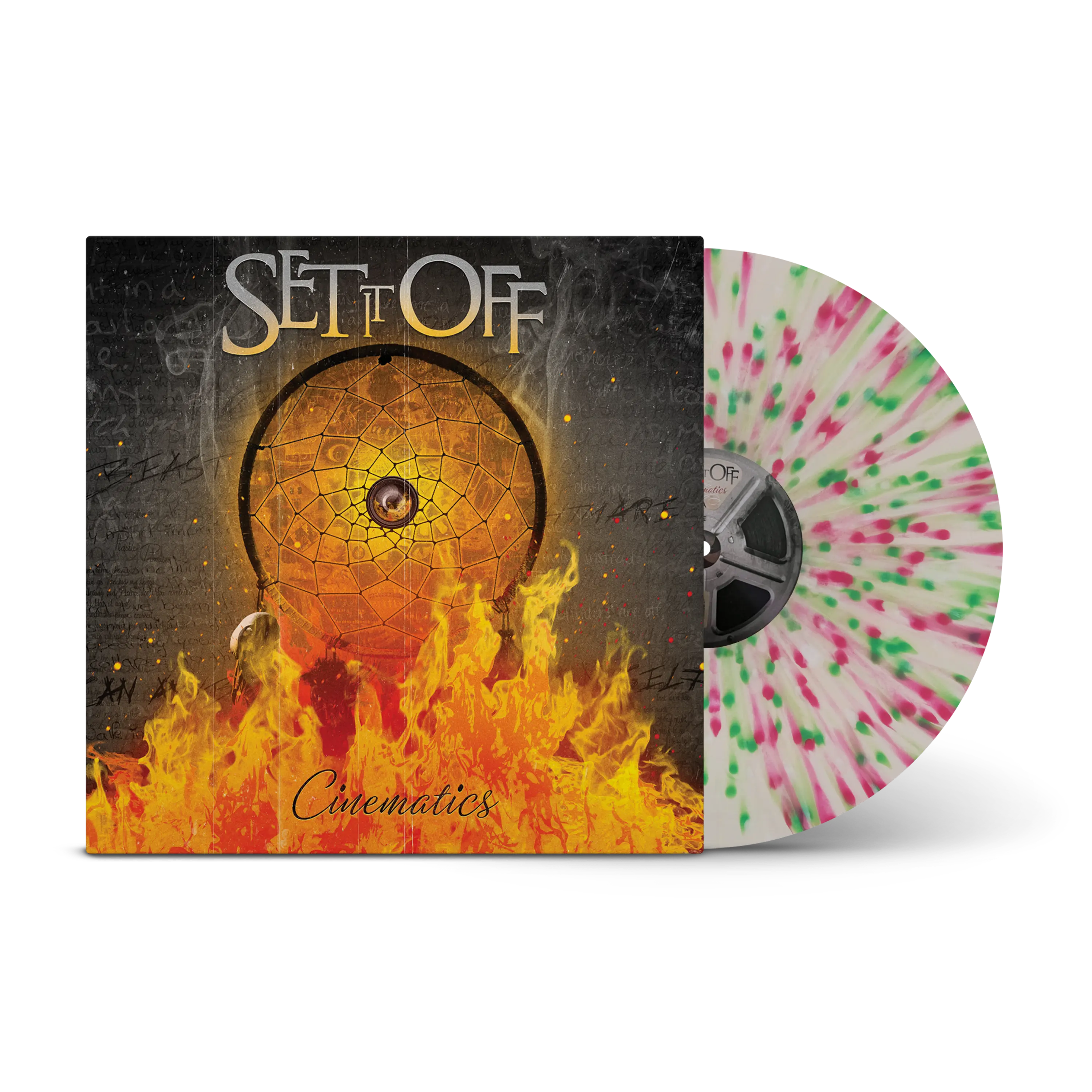 Cinematics Clear with Red & Green Splatter LP – Rude Records Shop