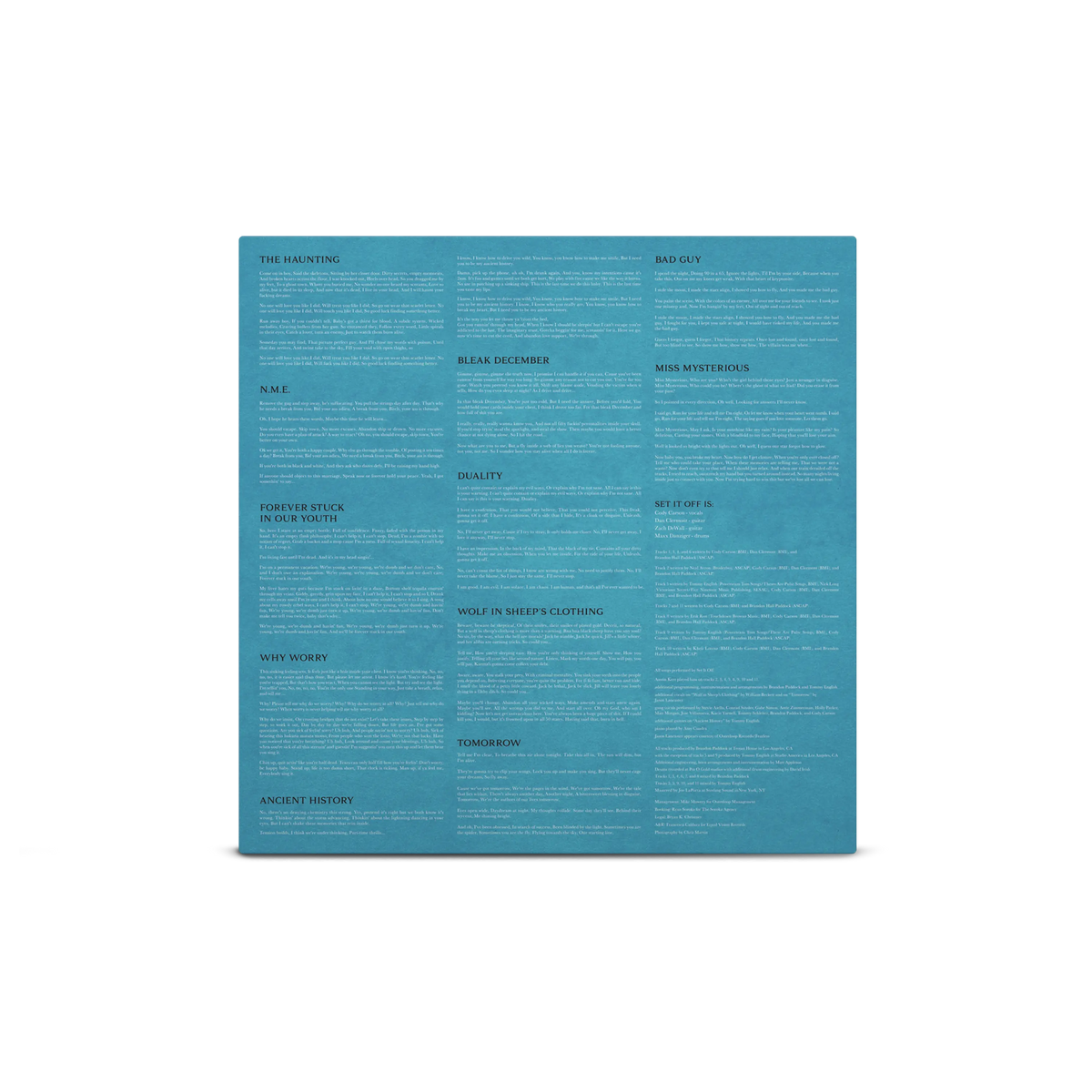 Duality Oxblood & Light Blue A/B Side LP