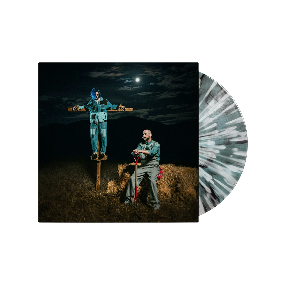 What They Grow in the Garden Winterwind & Black Marble w/ Pale Gray Splatter LP