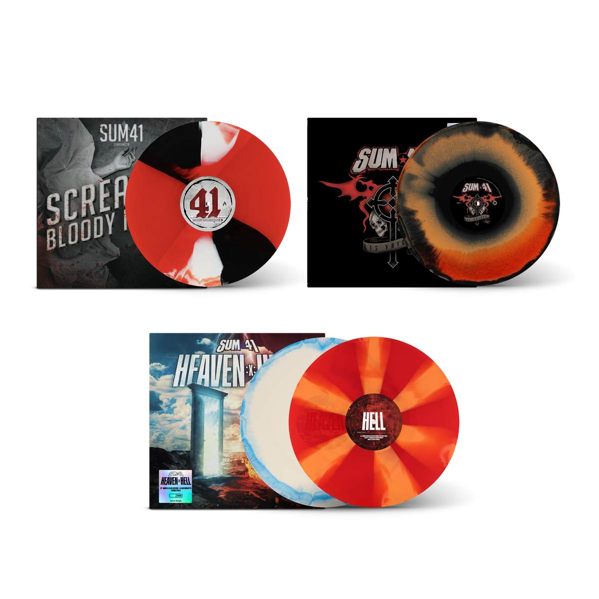 Sum 41 Be The Change Vinyl Bundle