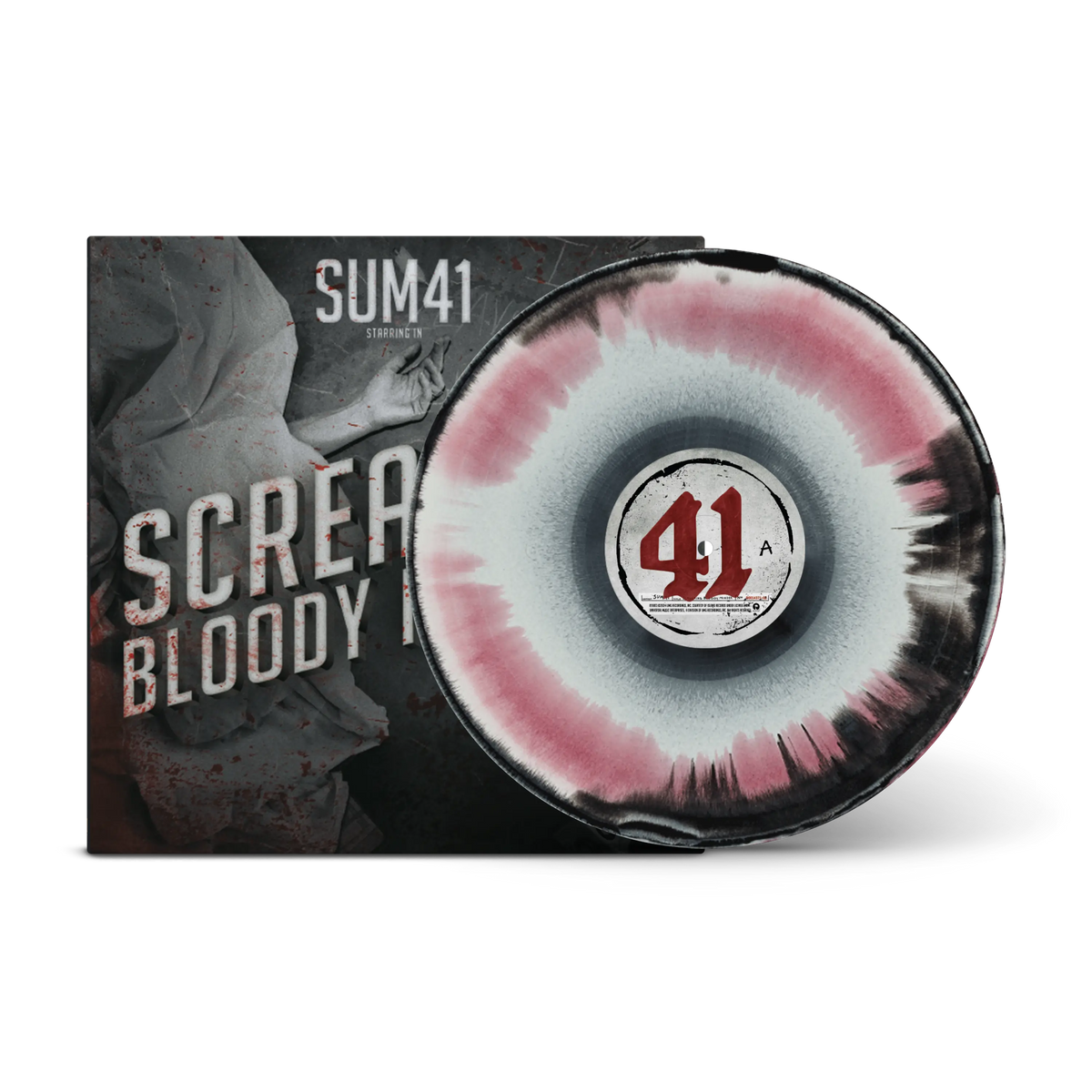 Screaming Bloody Murder Tri-Coloured A Side / B Side Magenta, Cream & Black LP