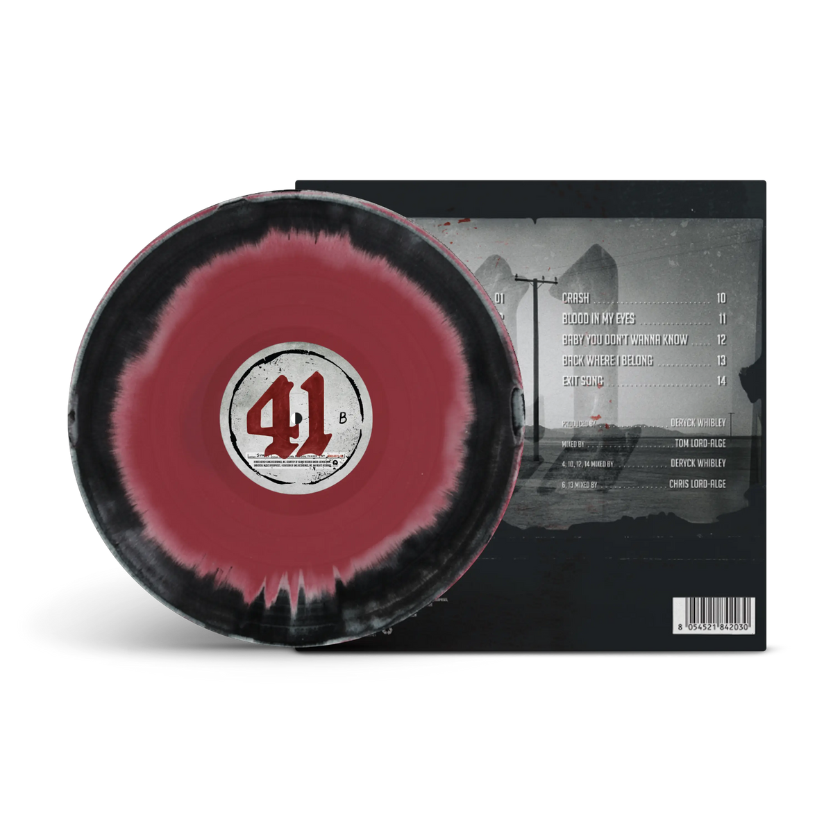 Screaming Bloody Murder Tri-Coloured A Side / B Side Magenta, Cream & Black LP