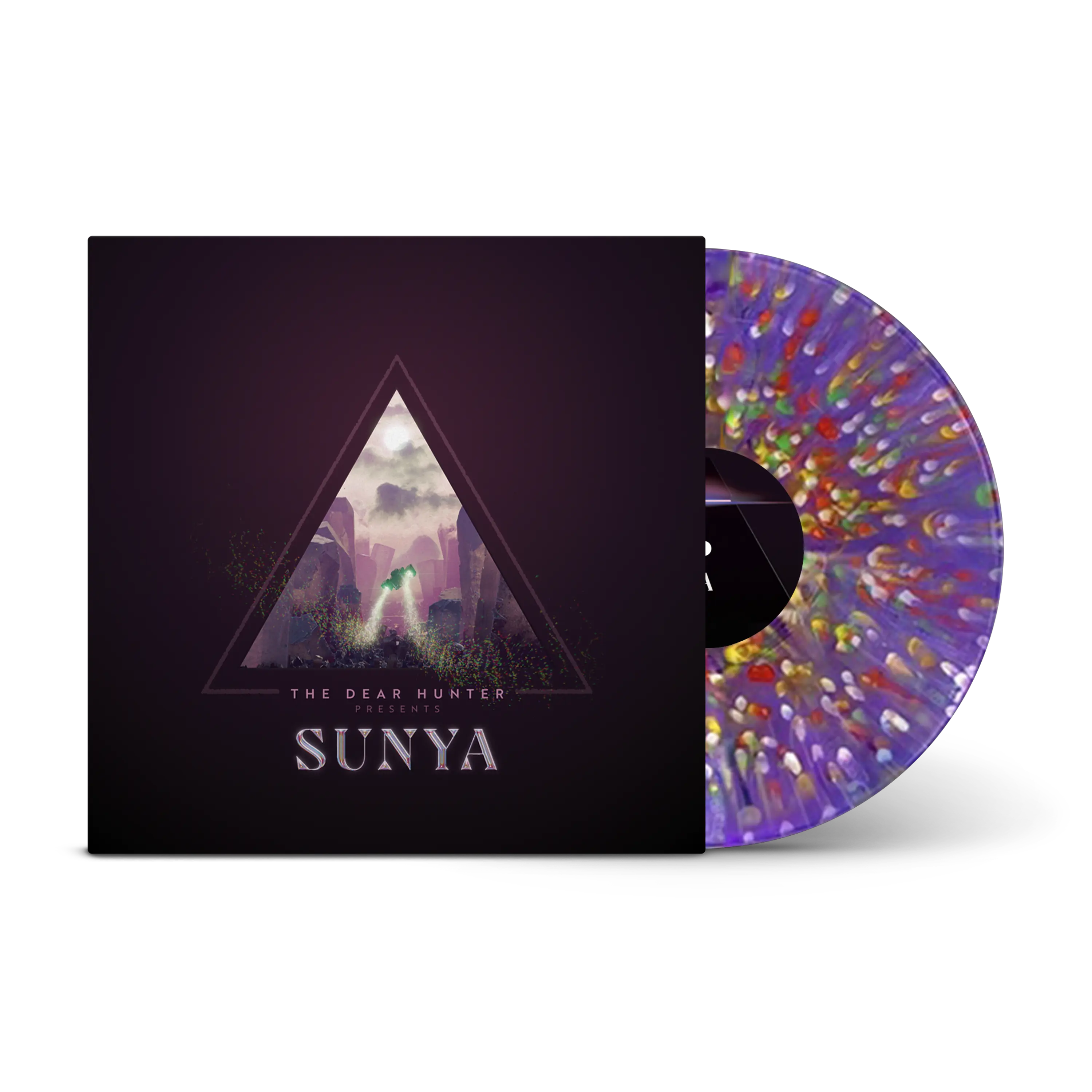 Sunya Clear Purple & Magenta with Multi-Splatter LP – Rude Records